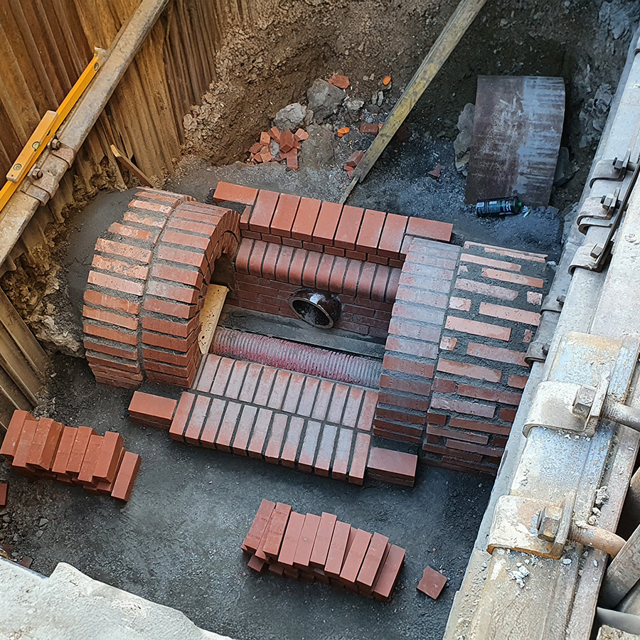 Havarijní oprava kanalizace - Kapucínská, Praha 1